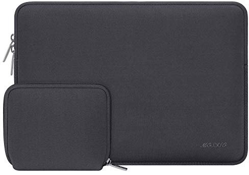 MOSISO Laptop Case 15 inch, 15 inch Laptop Sleeve Bag Compatible with MacBook Air 15 M4 A3241 M3 A3114 M2 A2941 2025-2023, Dell XPS 15, Neoprene Computer Sleeve Bag with Small Case, Space Gray