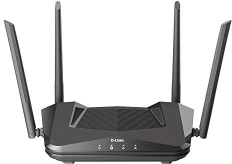 D-Link EXO WiFi 6 Router AX1500 MU-MIMO Control de voz funciona con Alexa y Google Assistant, red de doble banda para juegos Gigabit (DIR-X1560-US)