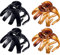 Lot de 4 pinces à cheveux en forme de pieuvre pour cheveux épais (8,5 cm, 4)