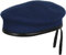 Bundeswehr Commando Barett aus Wollfilz mit Lederband Farbe Blau Größe 62