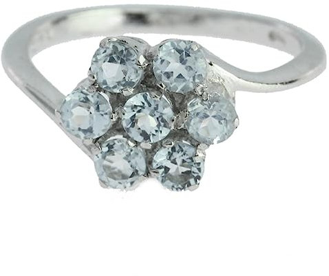 Artipol Ring mit echter Smaragd europeische Produktion franz.Stil - Schmuck silbern-rhodiniert - Ref M-21 - größe 56 (17.8)