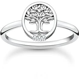 THOMAS SABO Ring Tree of Love mit Steinen 925 Sterling Silber TR2375-051-14-54