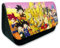 Astuccio per la scuola Dragon Ball con due tasche di grande capacità. Organizzatore di materiale scolare sfera di drago per studenti con copertura in tela smontabile lavabile