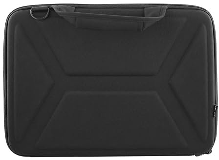 T’NB Housse de Protection Ecoresponsable Rigide avec Coque en EVA pour Ordinateur Portable Jusqu’à 14 Pouces, Compatible Notebook/Dell/Lenovo/Acer/HP/MSI/ASUS – Noir