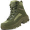 5.AA B22 Stivali da Caccia da Uomo Stivale Tattico da Combattimento Militare Alto Alto Allacciate Scarpe per Tutti i Terreni per Escursionismo verde 43 EU