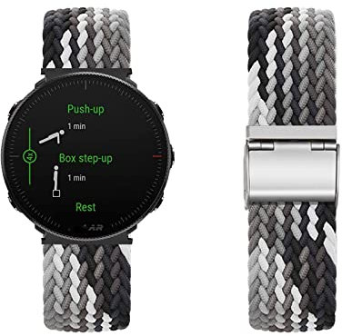 KARYOU Armband für Polar Vantage M2 Armband Nylon Geflochtenes Uhrenarmband Ersatz Sport Einstellbares mit Polar Vantage M2 Armbänder Verstellbares mit Polar Vantage M2 Armband (V,Polar Vantage M2)