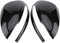 JORAsa 1 Paar Kohlefaser-Rückspiegelabdeckung für Mercedes Benz C/E/GLC/S-Klasse W205 W213 X253 W222