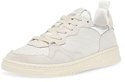 Steve Madden Damen Everlie Sneaker, Mehrfarbig, Weiß, 39 EU