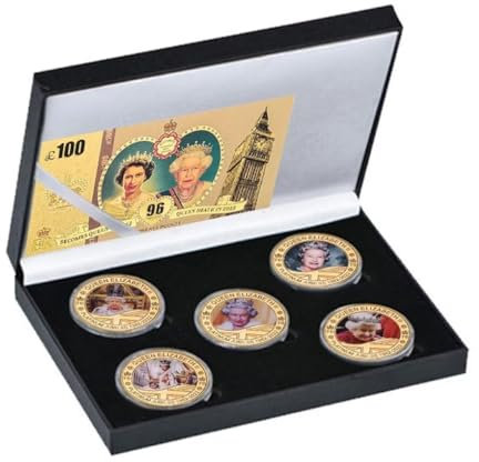 Monete d'oro della Regina Elisabetta II, 100 banconote reali del Regno Unito