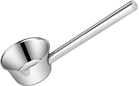 SHOWERORO Mestolo Cucchiaio Cucchiaione Da Cucina in Acciaio Inossidabile Con Manico Lungo Antiscivolo Resistente Scavino Per Uso Domestico e Giardino