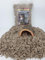 SAHAWA Einstreu Baumwolle 1,5 kg Naturstreu Nager Terrarium mit Korktunnel (Polyresin)