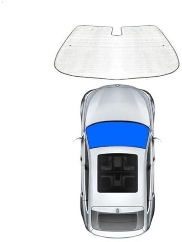 Auto Fenster Sonnenblende Auto Fenster Windschutzscheibe Sonnenschirm Vorne UV Schützen Reflektor Sonnenschutz Sonnenblende Für Volvo Für XC60 2019 2020 2021 2022 Auto Sonnenschirm(Front 1 PCS)