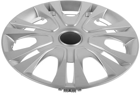 Gatuida Auto-Nabenkappe Mittelkappe Auto-Radnabenkappe Auto-Radabdeckung Auto-Radkappen Lenkradabdeckung für Nabenkappen für Autoräder Felge LKW-Radkappen Lenkradabdeckungen Plastik Silver