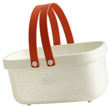 Duschkorb aus Kunststoff mit Griff, Aufbewahrungsbehälter für Toilette, große Kapazität, für Badezimmer