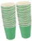 Générique 50 Pièces gobelet en papier vert tasses à café en papier vert tasse à thé tasse à café tasses de boissons chaudes fête verte gobelets en papier gobelets à usage unique Green