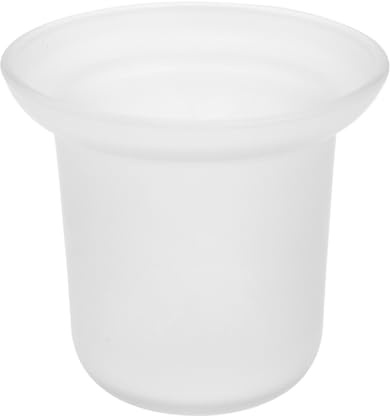 Wc Bürstenhalter aus Glas, Mattiert, für Badezimmer und Einkaufszentren