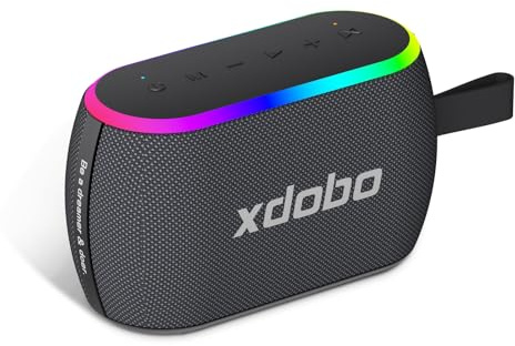 XDOBO X8 III Haut-parleur Bluetooth Portable, 60 W Avec lumières RVB, Son Surround TWS, Type-C X8 Mini II
