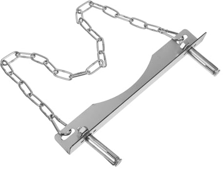 LIFKOME Oxygen Tank Holder Wall Mounted Iron Bracket with Chain for Secure Propane and Gas Cylinder Storage Gas Bottle Rack for Industrial and Medical Use Easy Installation