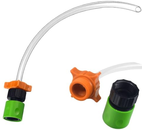 Vibsky Druckreiniger Ansaugrohr Adapter mit Saugschlauch und Flaschenverschluss für Worx WA4038 WA1761 WG629E 60044335