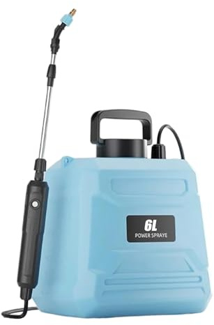 Rdxanc Verstellbarer elektrischer Sprinkler, wiederaufladbar, batteriebetrieben, wasserdicht, einziehbarer Stab für drinnen und draußen, Gartenarbeit, Innen- und Außenbereich, elektrische Streuflasche