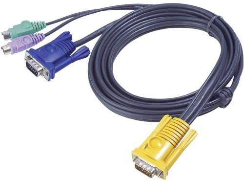 ATEN 2L-5203P VGA-Kabel Schwarz