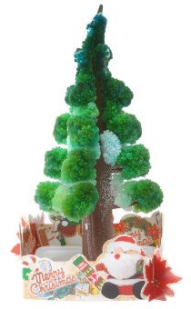 Silly Magic Albero di Natale, Carta, Verde con Decorazioni
