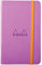 RHODIA 118631C - Lilac Rigid Notebook - A6 - 192 pages - Plain Ivory Clairefontaine Paper 90 g/m - Bookmark, Elastic Closure - Faux Leather Cover - Rhodiarama Collection
