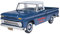 Revell Modellbausatz '66 Chevy Fleetside Pickup I Detailgetreuer Automodell Bausatz I Maßstab 1:25 I Ideal für Fahrzeugliebhaber und Modellbauer