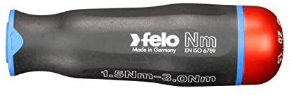 Felo 715752149 Torque Limiting Handle-5-13 in/lbs, Multi-Coloured, 5.3-13.3 lb/4.13