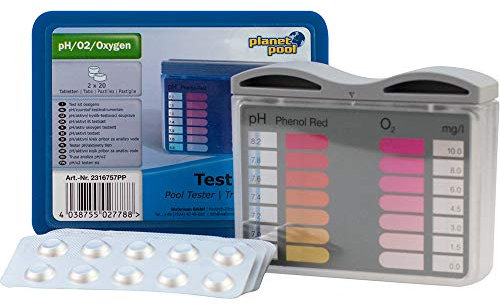 Planet Pool pH/Sauerstoff-Testbesteck - mit je 20 Tabletten