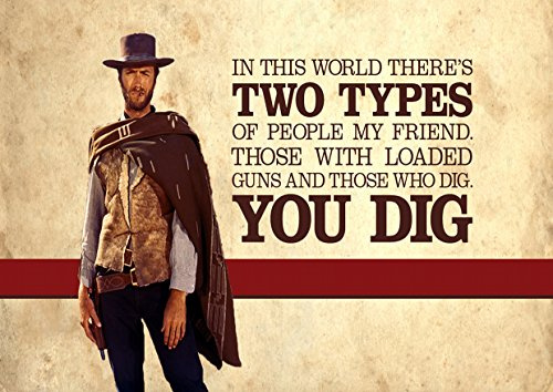 CLINT EASTWOOD 13 A4 – Schauspieler – Poster – Kunstdruck – Bild