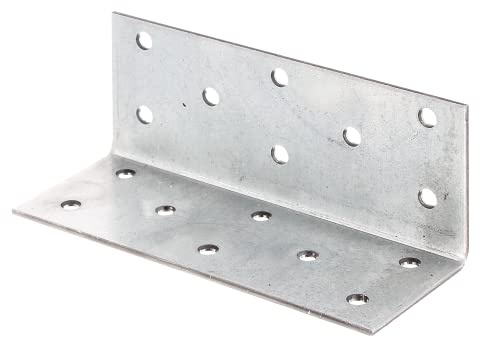 Alberts 335755 Winkelverbinder | sendzimirverzinkt | 40 x 40 x 100 mm