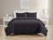 VCNY Home Kaleidoskop 3-teiliges Bettwäsche-Set mit Muster, Mikrofaser, Grau, King