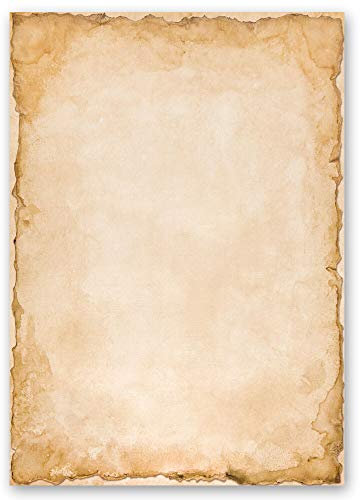 20 Blatt Briefpapier Antik & History VINTAGE - DIN A4 Format - Paper-Media
