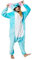 Katara 1744 -Elefant Kostüm-Anzug Onesie/Jumpsuit Einteiler Body für Erwachsene Damen Herren als Pyjama oder Schlafanzug Unisex - viele Verschiedene Tiere
