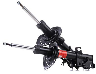 TRW JGM1055T 2x Stoßdämpfer Federbein Gasdruck Vorne Kompatibel mit NISSAN Qashqai/Qashqai +2 I J10, NJ10 E4302BR00B E4302JE21A E4303BR00B