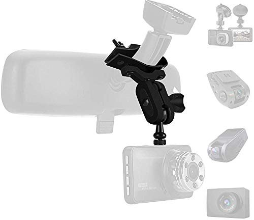 Dash Cam Mirror Mount, with 16 Different Joints, Compatible with APEMAN, UGSHDI, Old Shark, Vantrue, Rexing V1P, YI 2.7, Z-Edge, Peztio, Falcon F170, Roav, KDLINKS X1, Crosstour and 99% Dash Cam