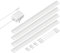 ledscom.de LED Unterbau-Leuchte SIRIS weiß matt, flach, je 50cm, je 531lm, warm-weiß, 4er Set