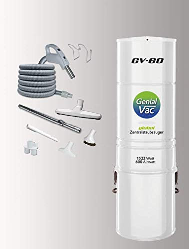 Zentralstaubsauger Genialvac 60 mit Schlauchset