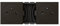 Legrand 079134L Mosaic Double Prise de Courant 2P+T Surface Précâblées, 2x2 Modules, Noir Mat