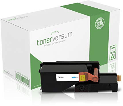 Tonerversum - Tonerkartusche kompatibel zu Dell 593-BBLL VR3NV Cyan Druckerpatrone für Dell E525w E-525-w Laserdrucker