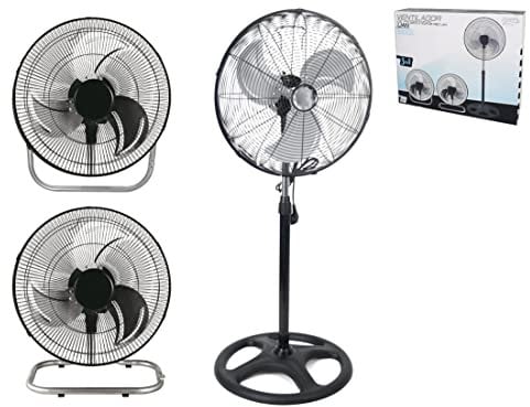 Ventilador 3 en 1 (pie, de mesa, a pared) 45 cm 70 W
