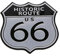 chenpaif Emblema Auto, Emblema Distintivo Auto 3D Adesivo Decalcomania Metallo Route 66 per Cadillac US SRX Ford (US)