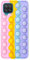 SDTEK Hülle Kompatibel mit Samsung Galaxy A12, Bubble Fidget Pop Weiche Handyhülle Silikon Schutzhülle (Regenbogen)