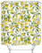 LWLFC Duschvorhang 180X200 Gelbe Zitrone Duschvorhang Anti-Schimmel und Wasserabweisend Shower Curtain, Duschvorhänge mit 12 Haken,Duschvorhang Textil Waschbar,Polyester