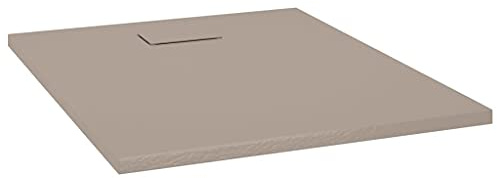 vidaXL Duschwanne SMC Braun 100x80 cm