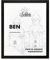 Schloss BILDERRAHMEN Ben 59,4x84 cm DIN A1, Dekor Schwarz