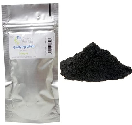 Cosmetics Made Easy Activated Charcoal Powder 100g -1kg- 100% Natural Teeth Whitening, Food & Cosmetic Grade (100g), Black
