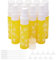 Pxyelec 10pcs Spray Bottle, 10ml Refillable Empty Yellow Glass Mist Spray Bottles with 10pcs Funnels and 5pcs Droppers, Perfect for Dispense Light-proof Perfume Essential Oil Lotions Toners