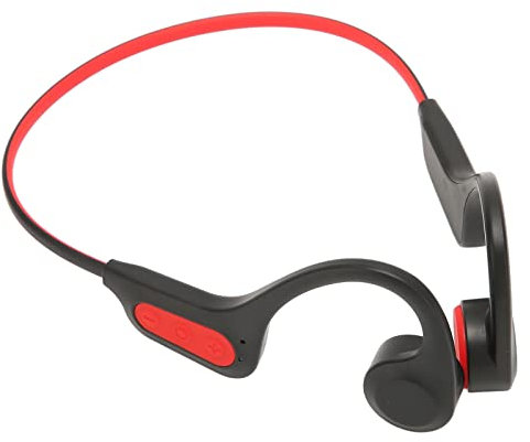 Elprico Auriculares de Conducción ósea, IP56 Auriculares de Conducción ósea a Prueba de Agua Bluetooth Reducción de Ruido Auriculares Deportivos con Micrófono